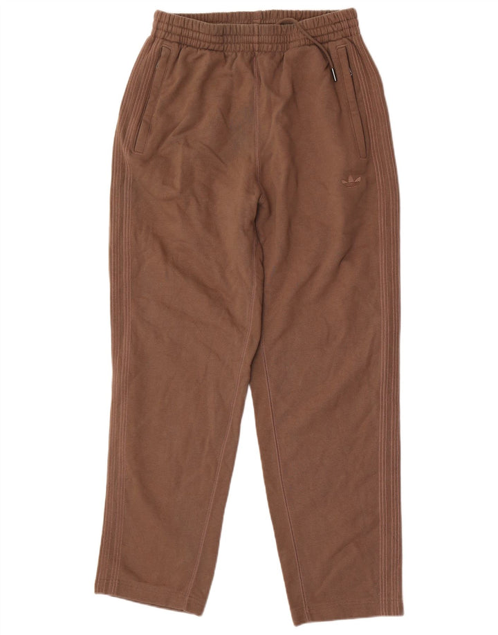 Adidas Mens Tracksuit Trousers Small  Brown Cotton