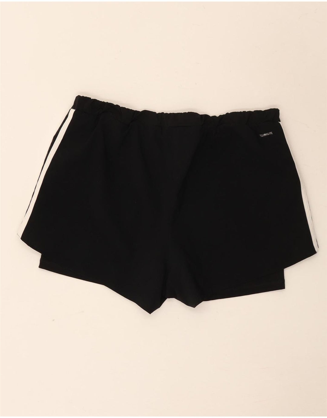 Pantaloncini sportivi Adidas Climalite da donna UK 14 poliestere nero medio