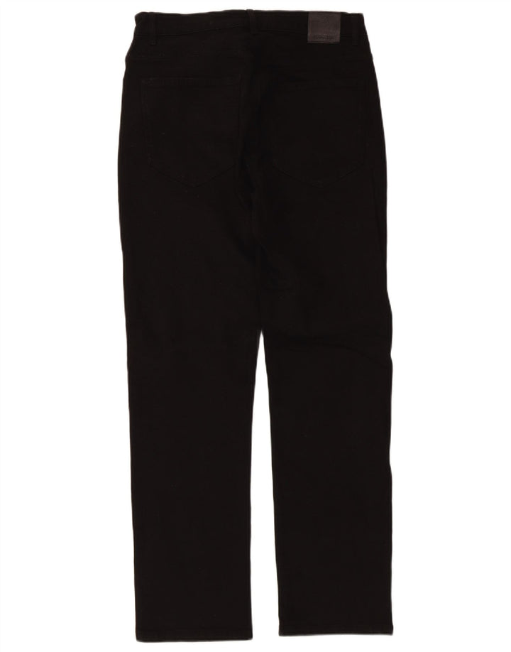Massimo Dutti Womens Straight Jeans EU 38 Small W28 L27 Black Cotton