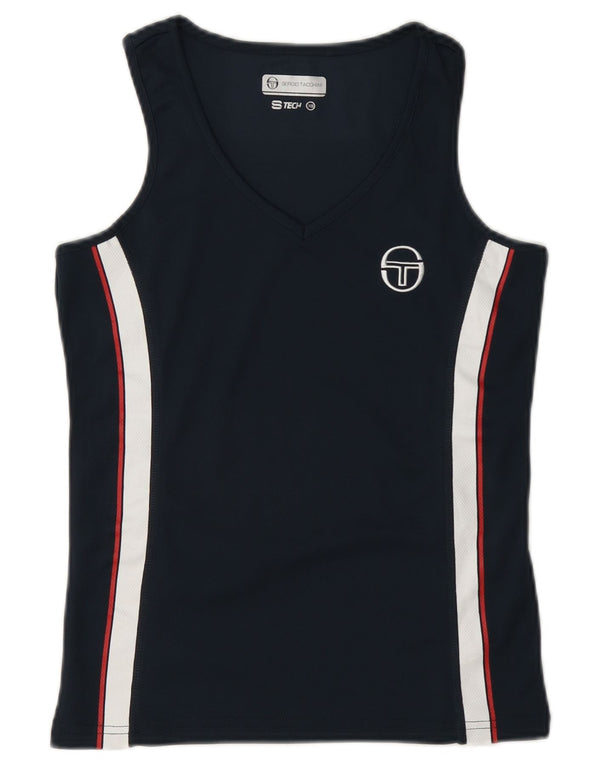 Женский жилет Sergio Tacchini UK 6 XS, темно-синий, полиэстер с цветными блоками
