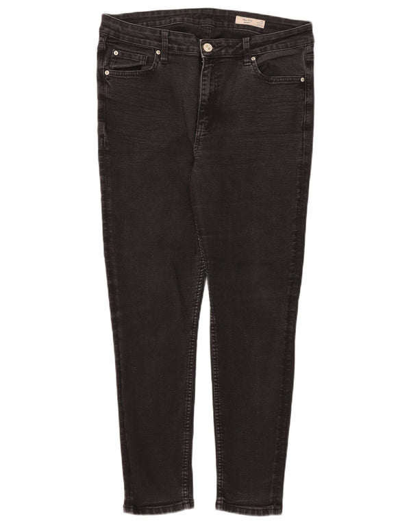 Marks & Spencer Damskie The Ivy Skinny Jeans UK 16 Duże W34 L28 Czarne