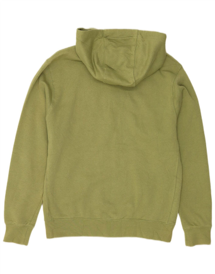Nike Mens Zip Hoodie Sweater Medium Green Cotton