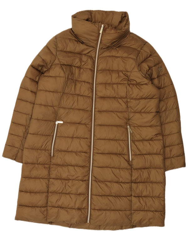 Michael Kors női párnázott kabát UK 20 2XL barna nylon