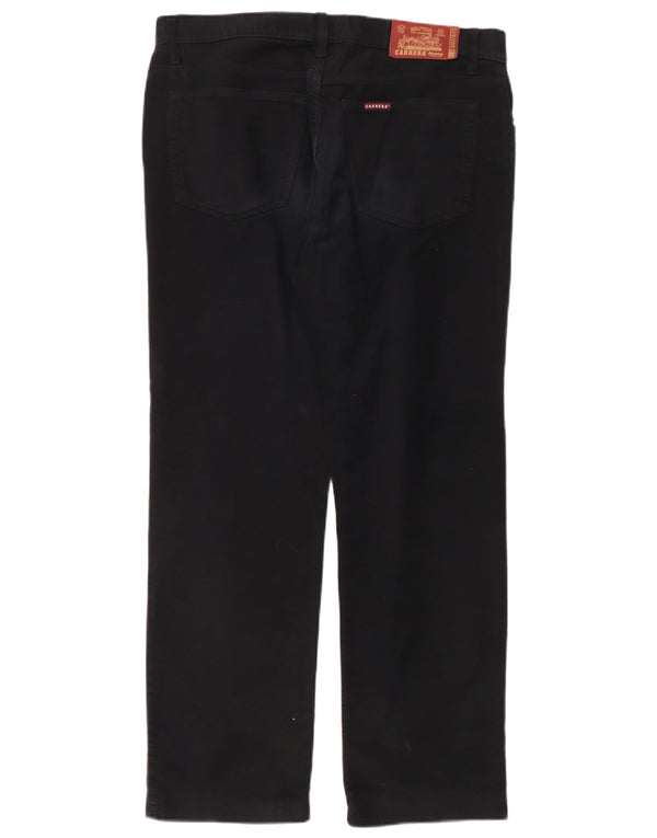 Carrera Mens 700 Regular Fit Straight Jeans IT 52 XL W36 L30 Crni pamuk