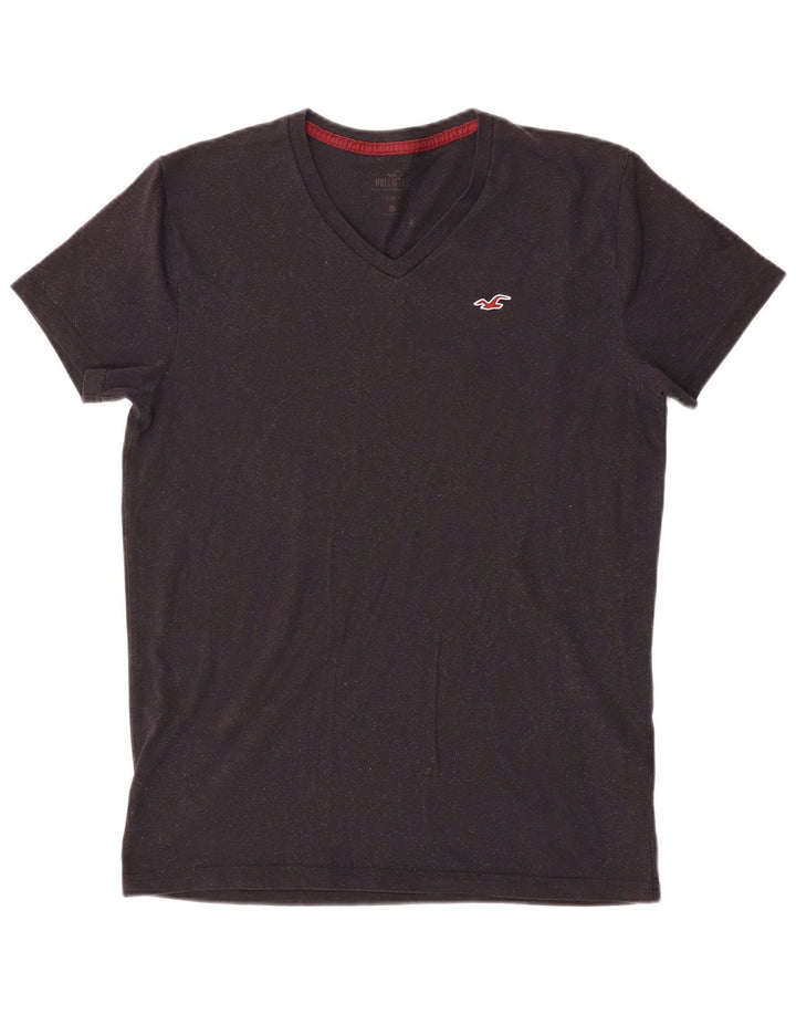 Hollister Mens T-Shirt Top Medium Grey Cotton