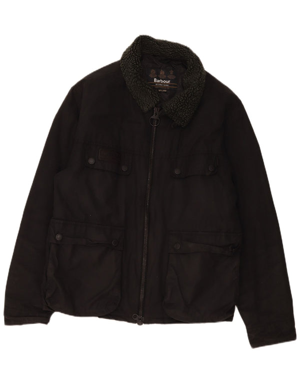 Barbour Chaqueta Sherpa Utility para hombre UK 44 2XL Algodón negro