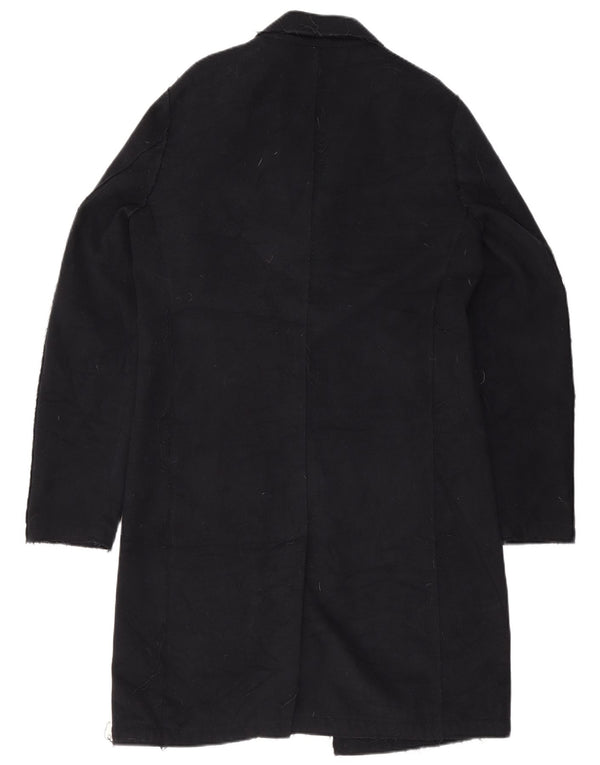 Daniele Alessandrini Herrenmantel UK 36 Small Marineblau