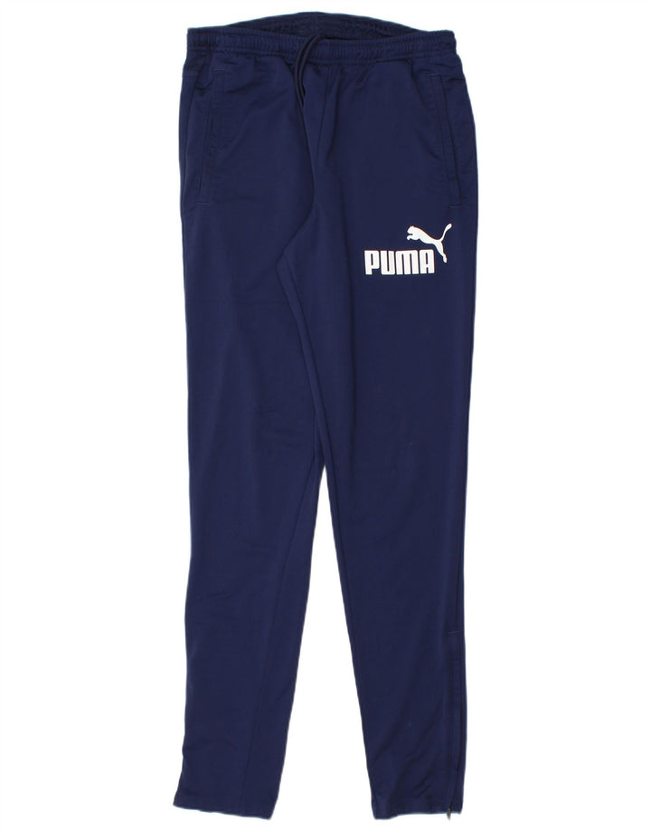 Puma Træningsdragtsbukser til mænd Små marineblå polyester