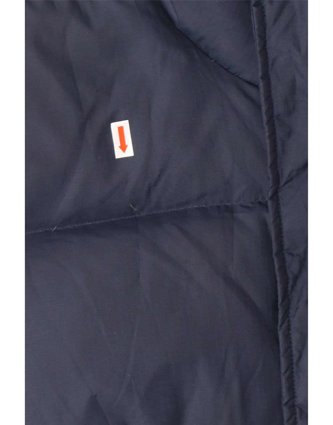 ADIDAS Mens Padded Jacket UK 38 Medium Navy Blue Polyamide