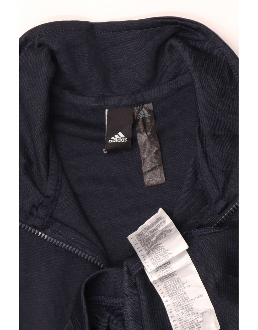 Adidas Veste de survêtement pour homme Bleu marine moyen Polyester