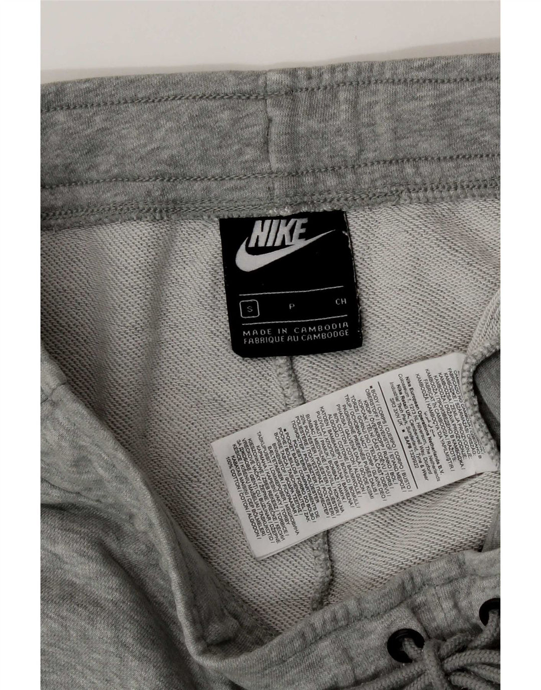 Nike sportsshorts til kvinder UK 10 Små grå bomuld