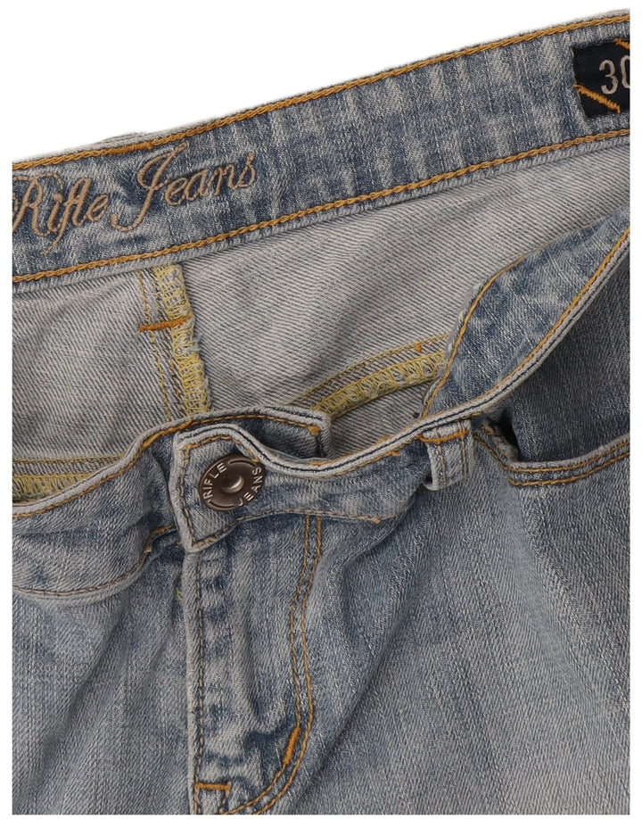 Rifle Herre Denim Shorts W30 Medium Blue