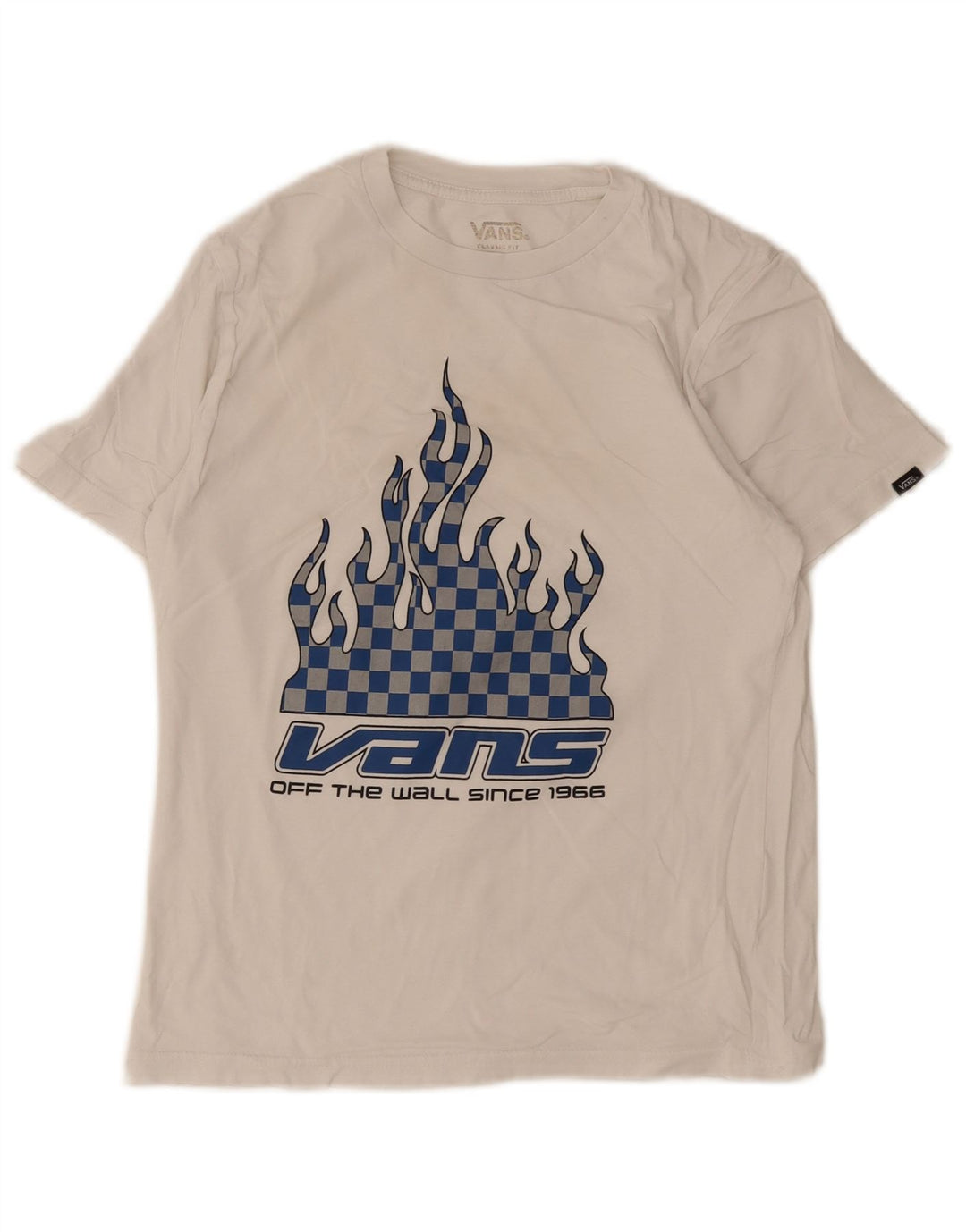 Vans Boys Graphic T-Shirt Top 11-12 Years White