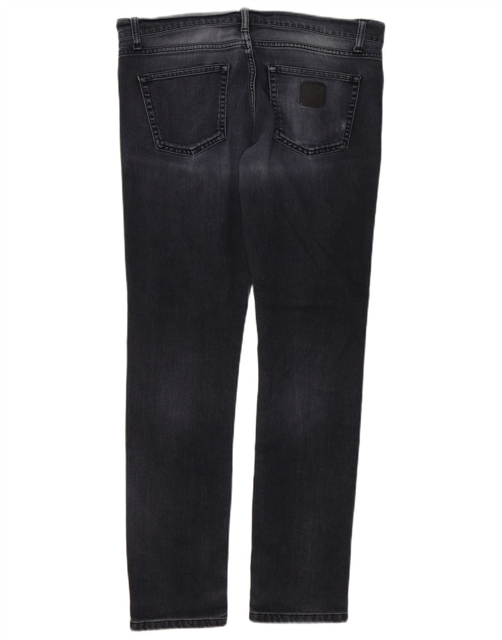 Carhartt Mens Distressed Straight Jeans W34 L32 Grey