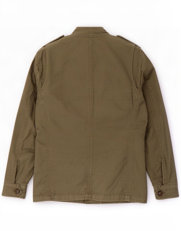 Giacca militare da uomo Zara UK 38 cotone kaki medio