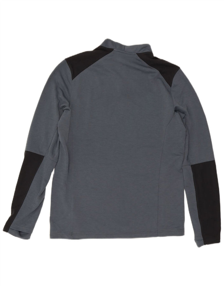 Under Armour Mens Cold Gear Pullover Tracksuit Top Large Grey Colourblock