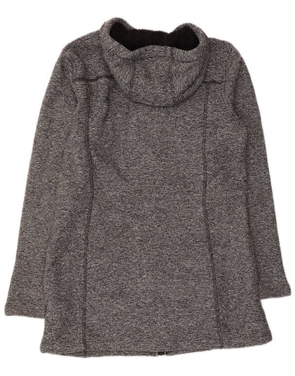Mountain Warehouse Sherpa-Mantel mit Kapuze für Damen, UK 10, klein, grau meliert