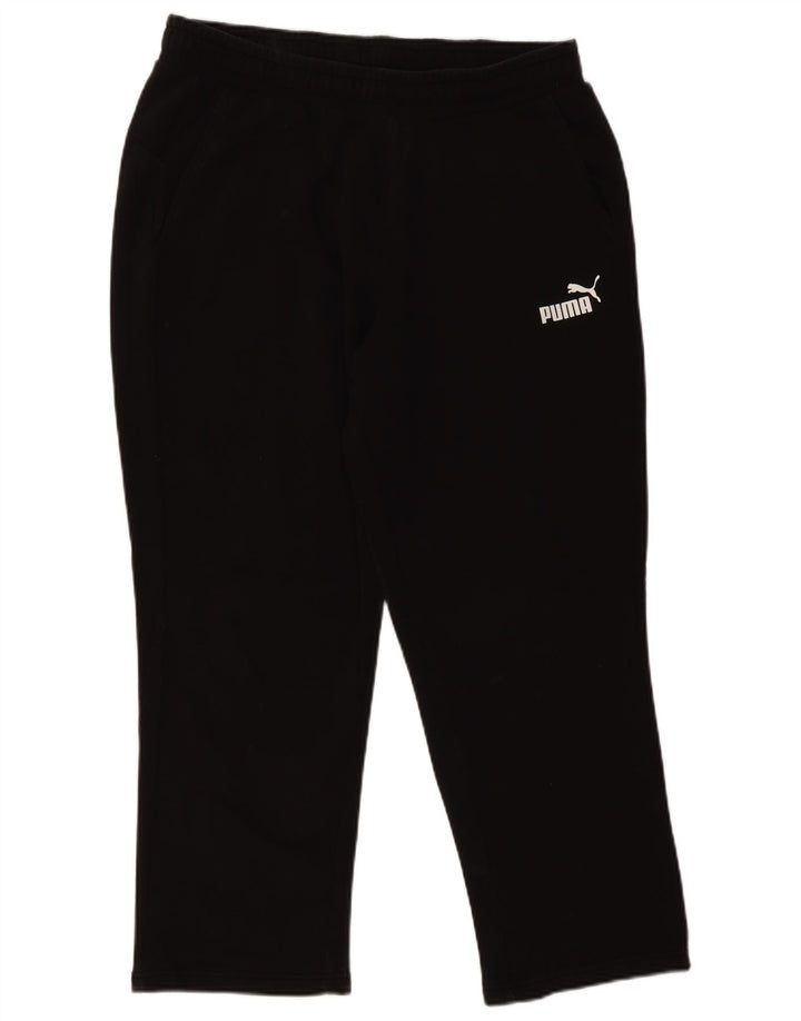 Pantaloni da tuta da uomo Puma XL in cotone nero