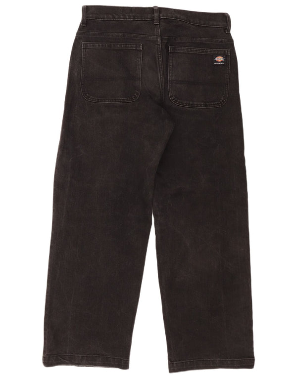 Dickies Jeans larghi da skateboard da uomo W33 L32 in cotone nero