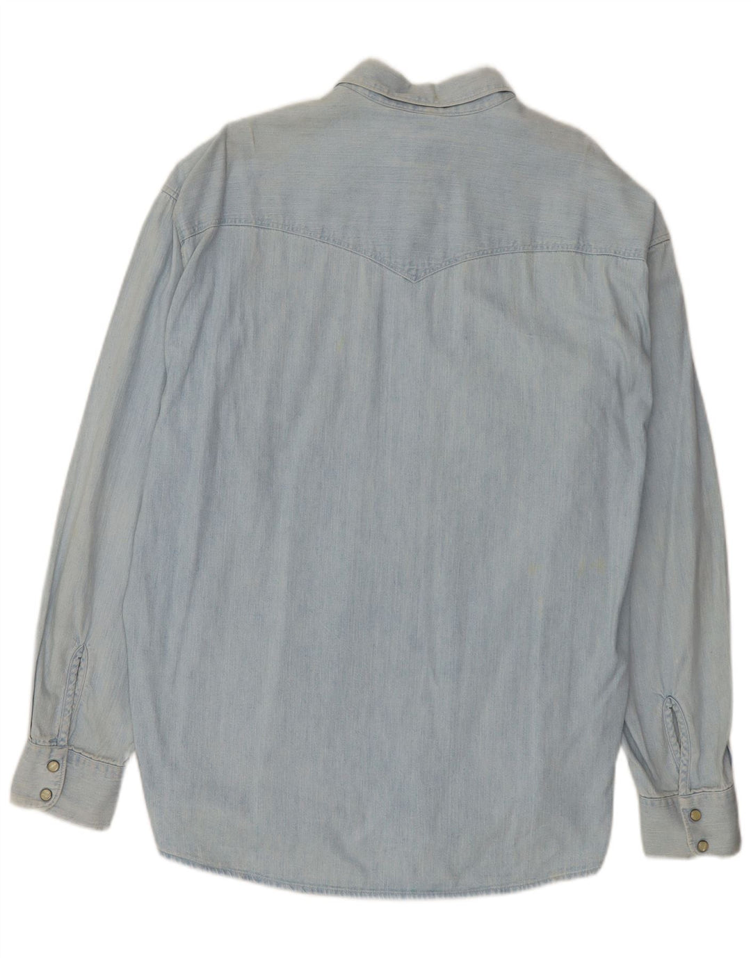 Uniform Mens Denim Shirt XL Blue Cotton