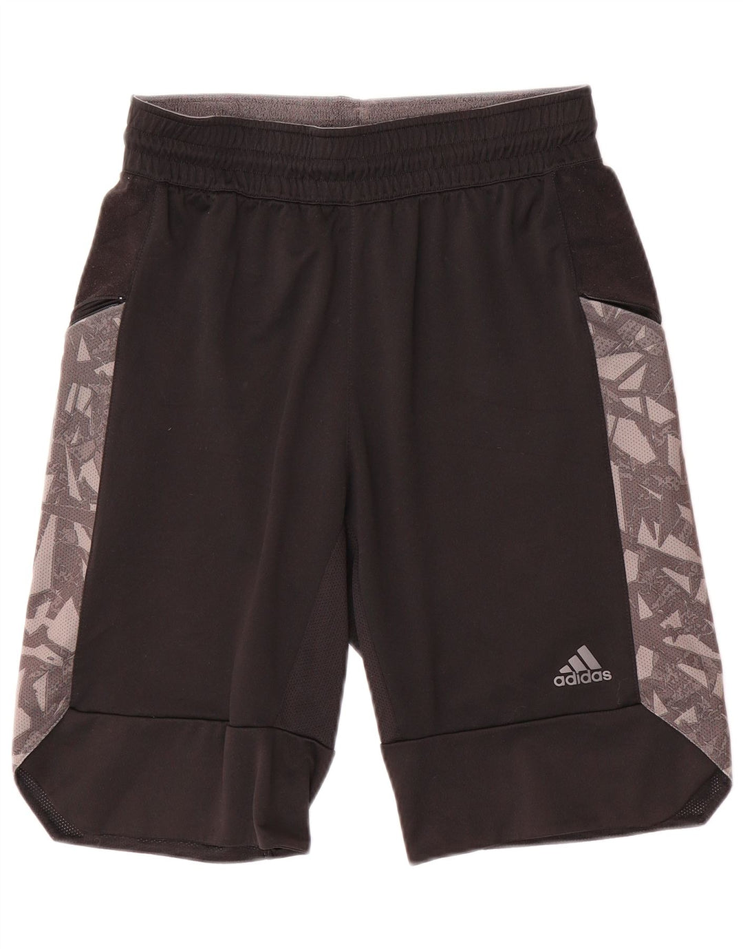 Adidas Herren Sport Shorts Small Schwarz Geometrisch Polyester