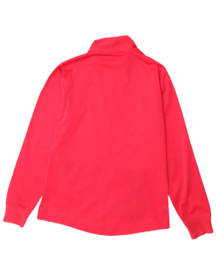 Champion Womens Tracksuit Top Jacket UK 14 Large Pink