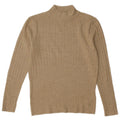 Marks & Spencer Dame Turtle Neck Jumper Sweater UK 10 Small Beige Viscose