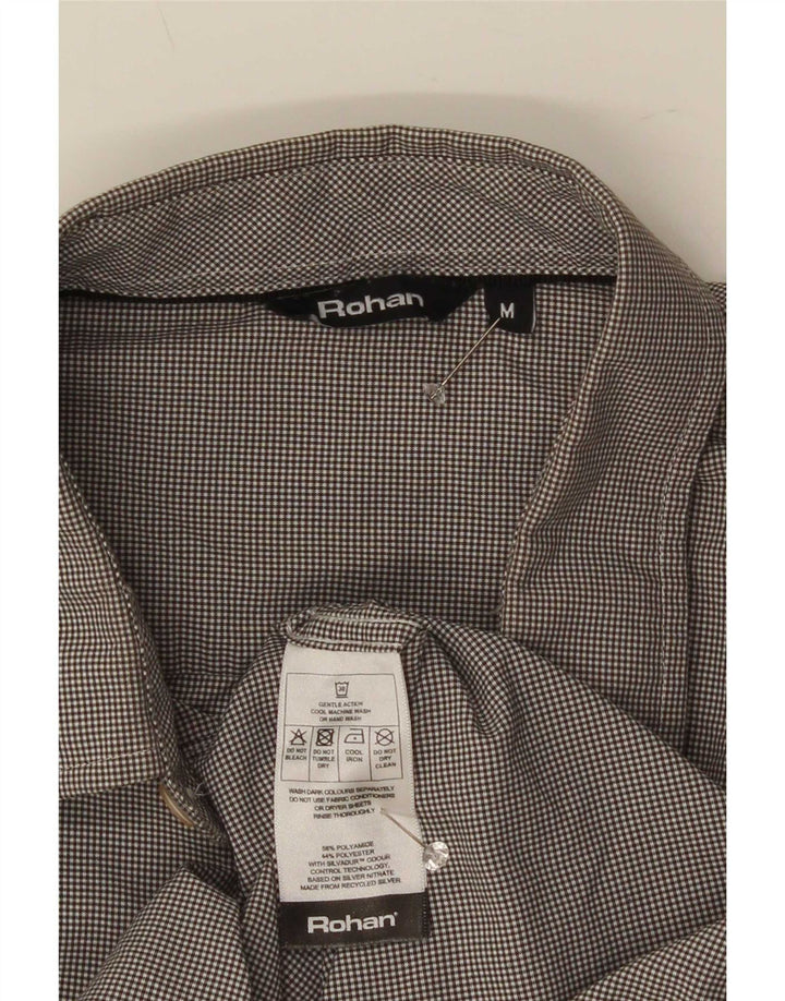 Rohan Mens Shirt Medium Grey Gingham Polyamide