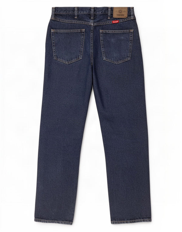 Мужские прямые джинсы Wrangler стандартного кроя W34 L32, синие, хлопок