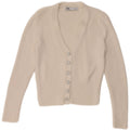 Ζακέτα Zara Crop UK 12 Medium White