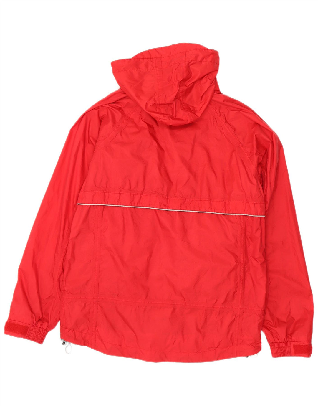 SALEWA Mens Hooded Windbreaker Jacket IT 46 Small Red Polyamide