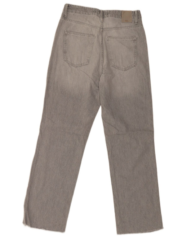 Zara Womens Straight Jeans EU 38 Small W28 L30 Grey