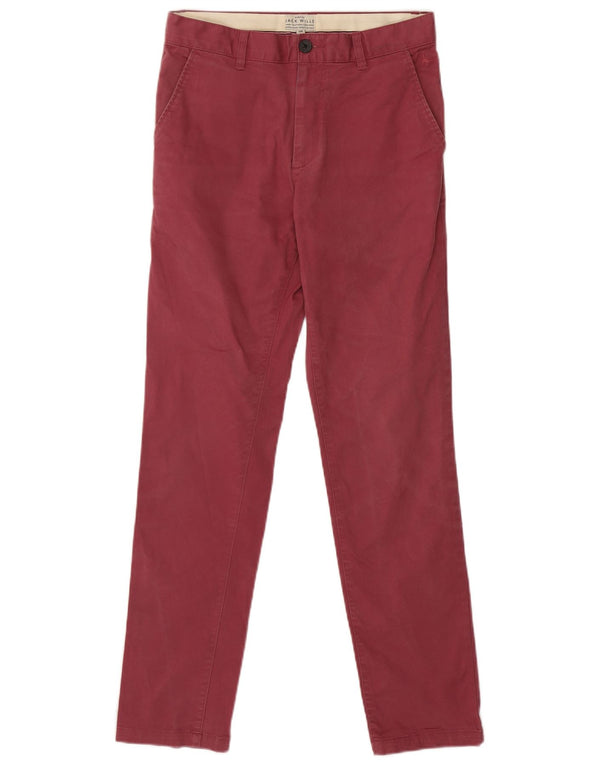 Ανδρικό παντελόνι Chino Jack Wills W30 L31 κόκκινο βαμβακερό