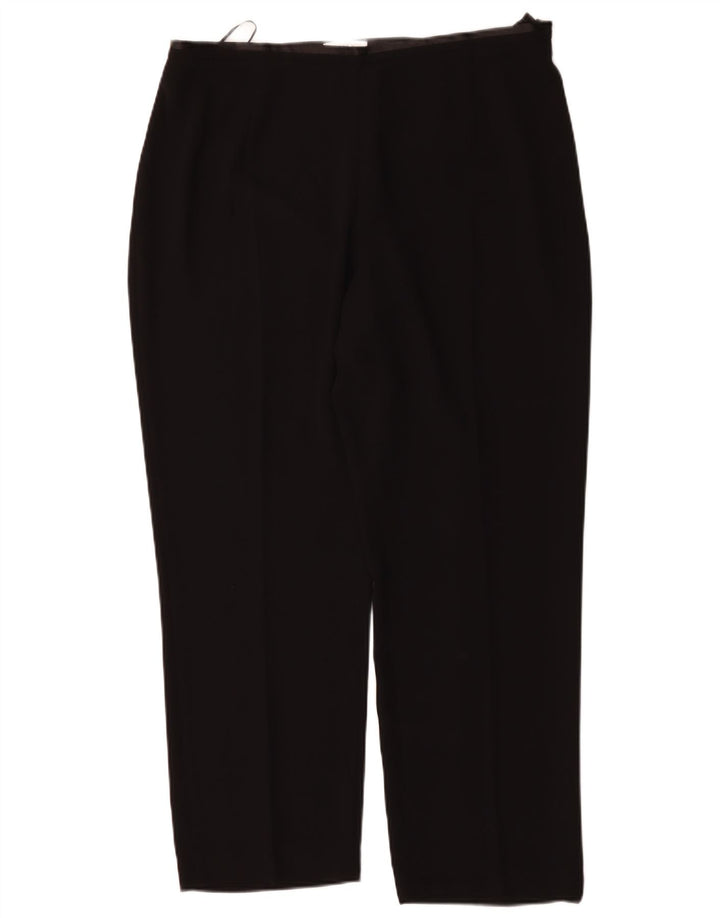 JACQUES VERT Lige fritidsbukser til kvinder W36 L30 Sort polyester