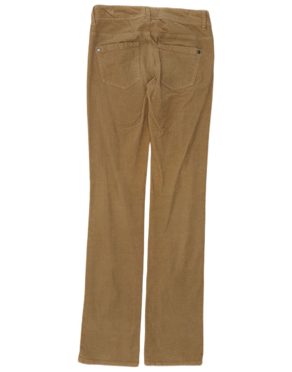 Max & Co. Womens Straight Corduroy Trousers UK 6 XS W28 L35 Beige Cotton