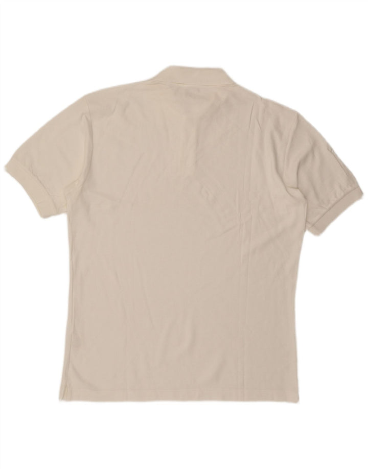 Fila Mens Tall Polo Shirt Large White Cotton