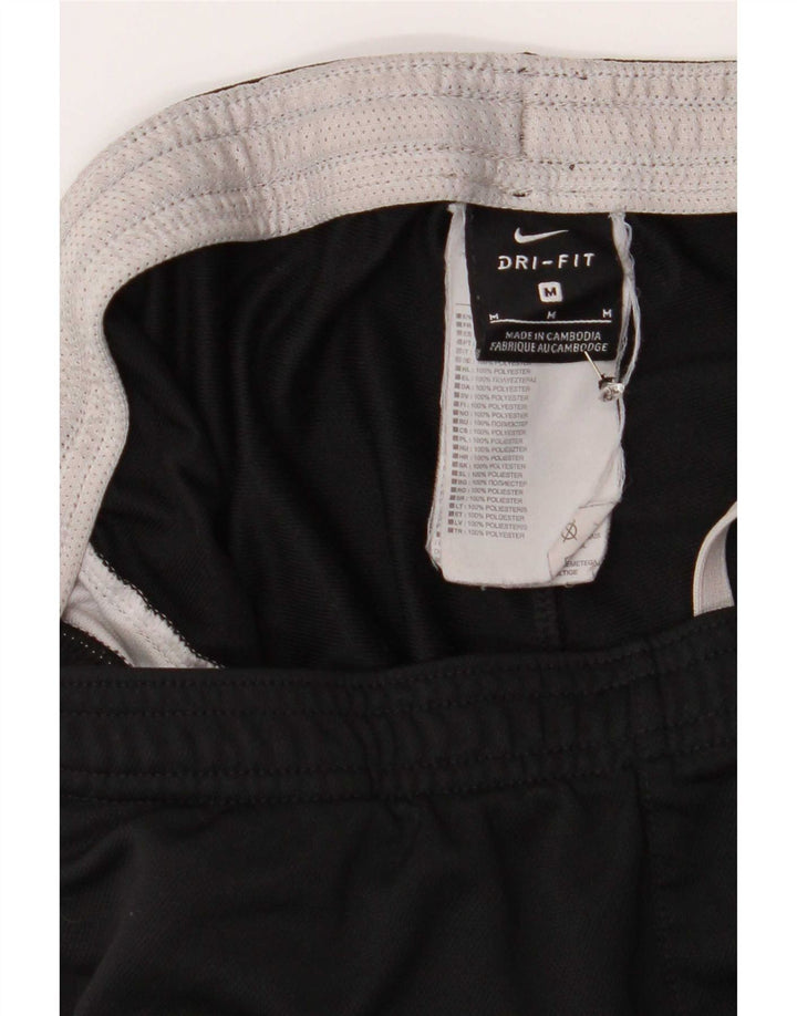 Nike Herren Dri Fit Trainingshose Mittelschwarzes Colourblock-Polyester