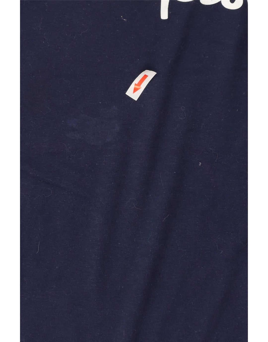 CHAMPION Womens Graphic T-Shirt Top UK 12 Medium Navy Blue