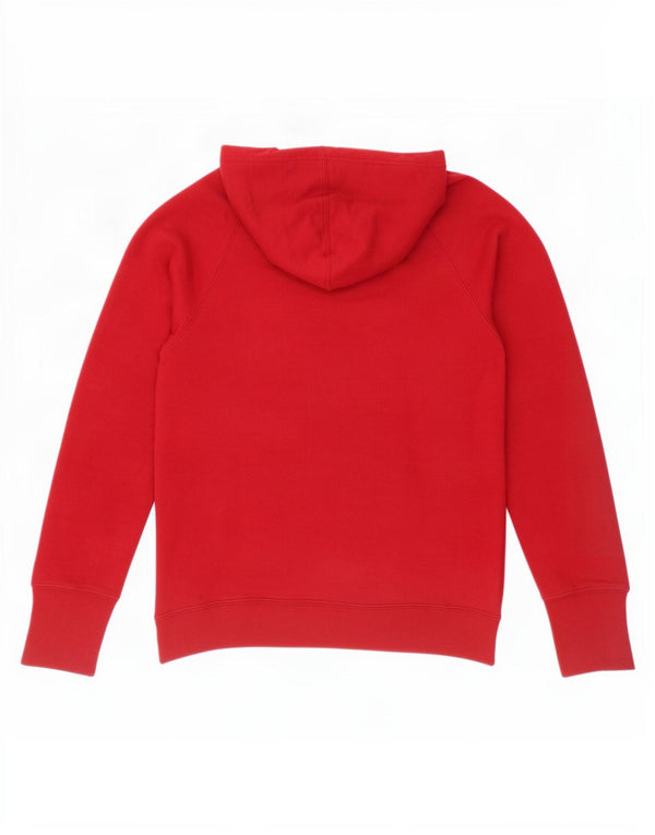 Champion Mens Graphic Hoodie Jumper Medium Red Polyester