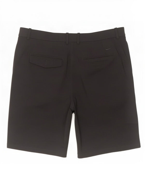 Nike Mens Dri Fit Chino Shorts Large W36 Black Polyester