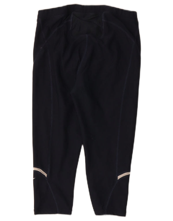 Nike Damen Capri-Leggings US 0/2 XS Marineblau Polyester