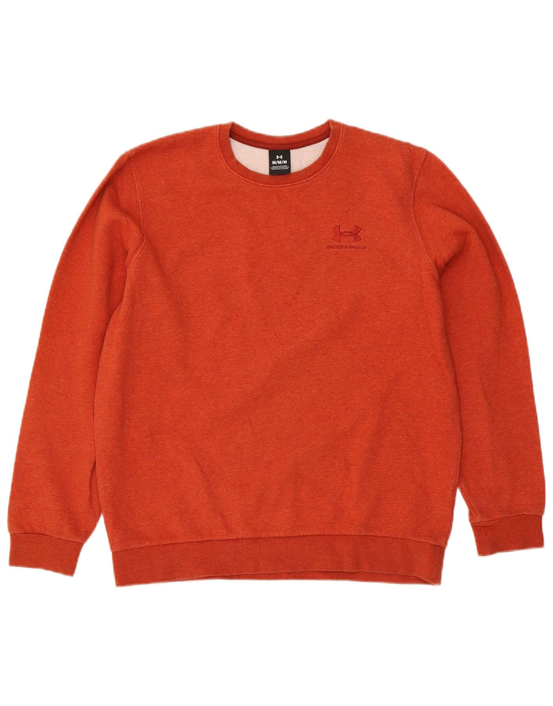 Under Armour Herre Sweatshirt Jumper Medium Orange Bomuld