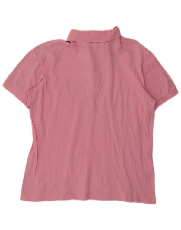 Fred Perry Mens Polo Shirt Medium Pink Cotton