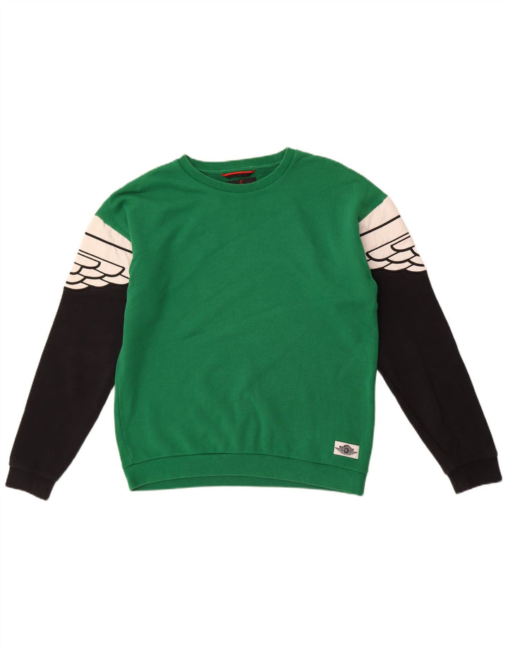 Jordan sweatshirt til mænd, lille grøn Colourblock Bomuld