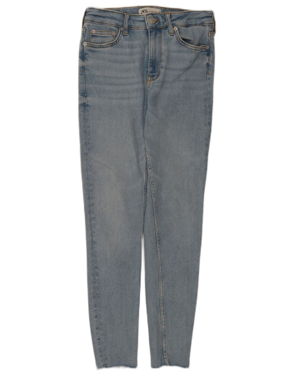 Blugi skinny dama Zara EU 36 XS W26 L27 Albastru