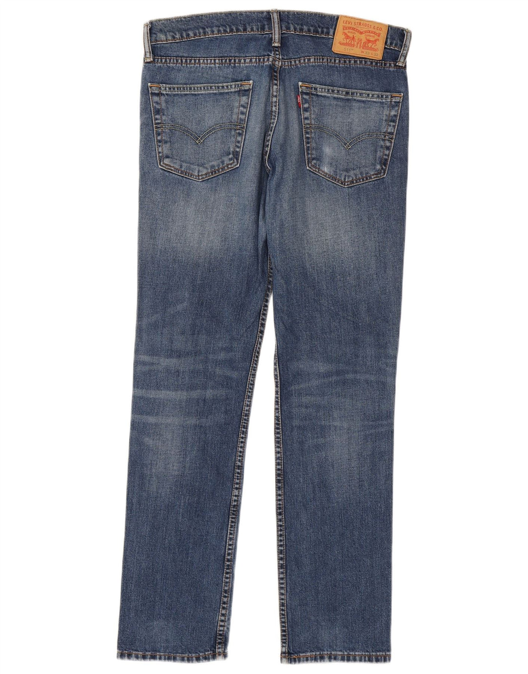 Levi's Mens 511 Slim Jeans W33 L32 Blue Cotton