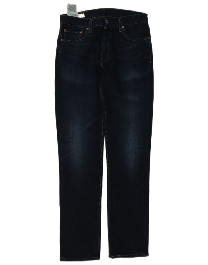 Levi's Herre 511 Slim Jeans W30 L32 Marineblå Bomuld