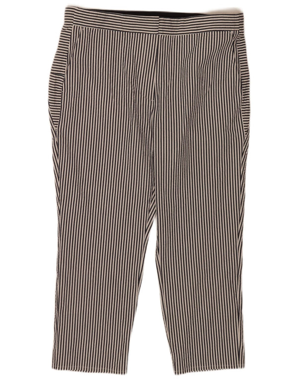 Damskie krótkie spodnie Zara 2XL W34 L24 Niebieskie paski