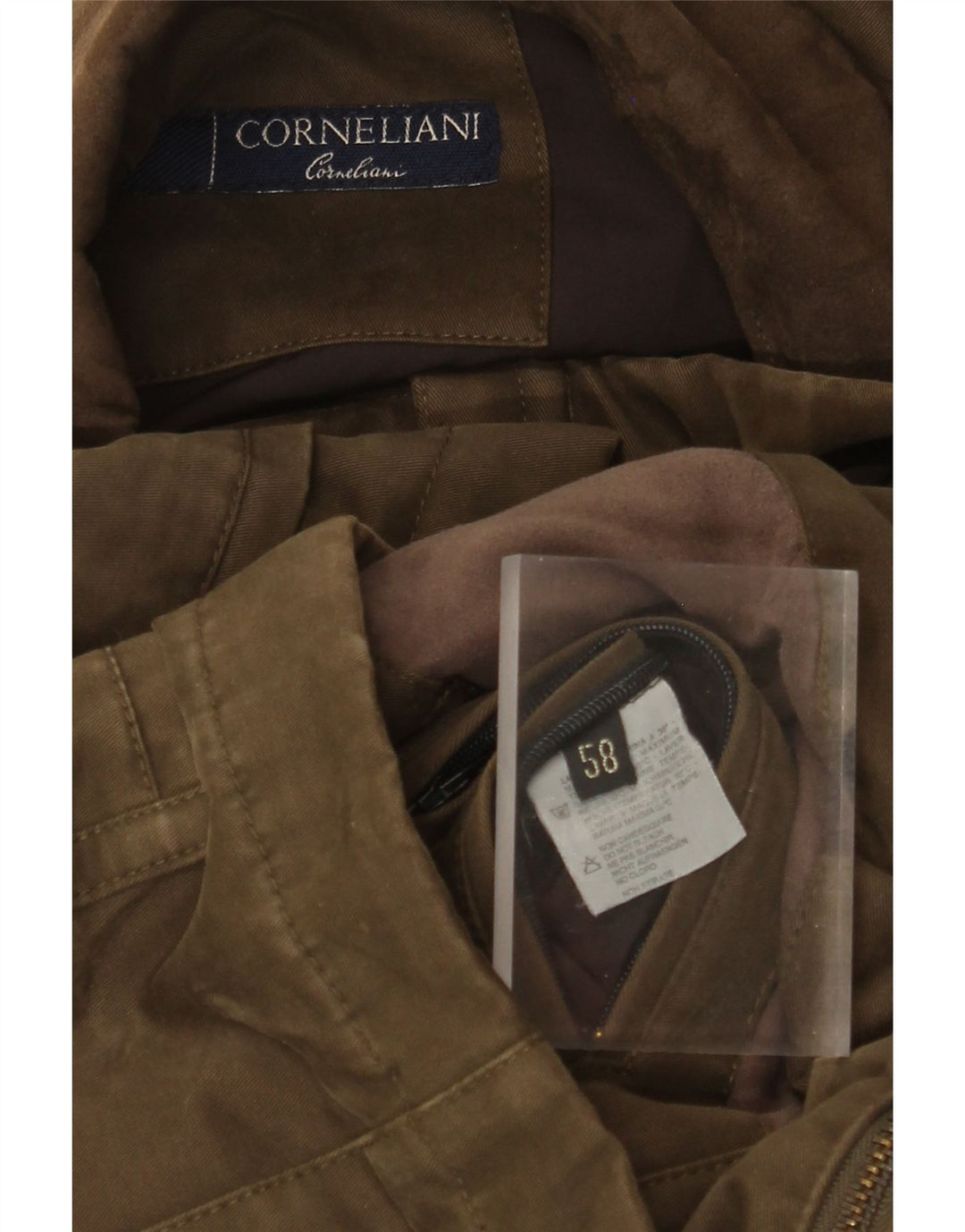 Corneliani muška pomoćna jakna IT 58 4XL kaki
