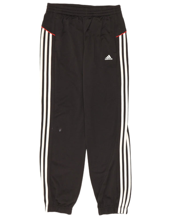 Adidas Drenge Træningsdragt Bukser Joggers 13-14 År Sort Polyester